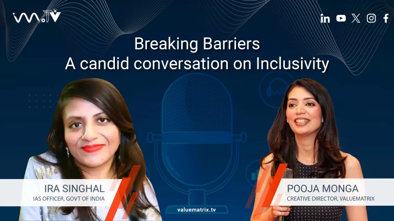 Breaking Barriers: A candid conversation on Inclusivity with Ira Singhal, IAS
